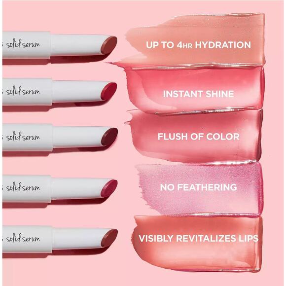 $28 It Cosmetics Pillow Lips Solid Serum 5 in 1 Tinted Gloss in 11:11 - Picture 6 of 8